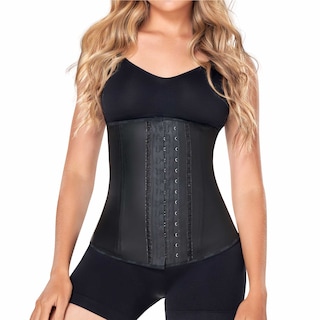 Foto 1 | Foto 1 | Cinturilla 2 Broches Látex Ann Chery Negra para Mujer