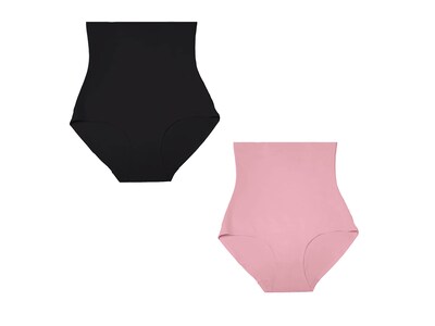 Foto 1 | Foto 1 | Paquete de 2 Faja Tipo Pantaleta Calzón sin Costuras Invisibles Tatys Fashion 1 Rosa y 1 Negro
