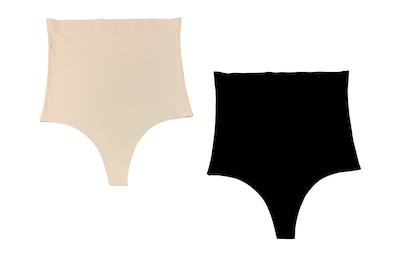 Foto 1 | Foto 1 | Paquete de 2 Faja Tipo Tanga sin Costuras Invisibles Tatys Fashion 1 Negra y 1 Nude