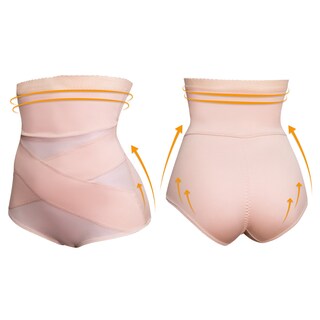 Foto 6 | Foto 6 | Faja Alta con Refuerzos Cruzados Corte Francés Nude I Love Shape M3053 T