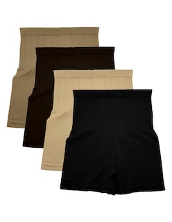 Foto 3 | Foto 3 | Pack con 4 Fajas Altas Boxer Tatys Fashion 1 Nude 1 Negra 1 Chocolate y 1 Champagne