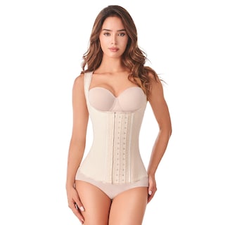 Foto 5 | Foto 5 | Chaleco 3 Broches Látex color Beige para Mujer