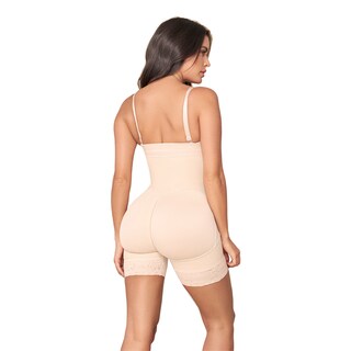 Foto 2 | Foto 2 | Faja Strapless Tipo Short Reloj de Arena color Beige