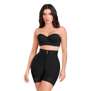 Foto 1 | Foto 1 | Short Alto Ann Chery Levanta Glúteos Cierre Power Secret Con Realce Invisible Color Negro