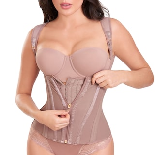 Foto 2 | Foto 2 | Chaleco Ann Chery Marrón con 3 Broches para Mujer