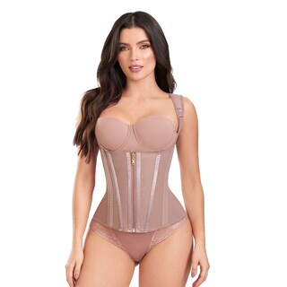 Foto 1 | Foto 1 | Chaleco Ann Chery Marrón con 3 Broches para Mujer