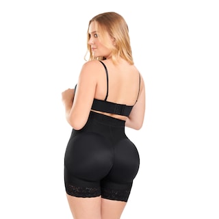Foto 2 | Foto 2 | Short Alto Levanta Glúteos Ann Chery Negro con Broches para Mujer