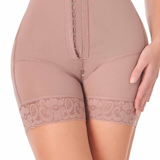 Foto 4 | Foto 4 | Faja Postoperatorio Tipo Short Ann Chery Marrón Confort para Mujer