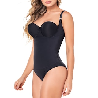 Foto 3 | Foto 3 | Faja Tipo Body Panty Senos Libres Lujo Mujer Color Negro