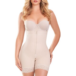 Foto 2 | Foto 2 | Faja Strapless Cierre Tipo Short Power Secret con Realce Invisible color Beige