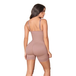 Foto 2 | Foto 2 | Faja Colombiana Strapless Tipo Short Reloj De Arena Mujer Color Cocoa