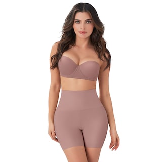 Foto 1 | Foto 1 | Short Control Abdomen Invisible sin Costuras color Cocoa