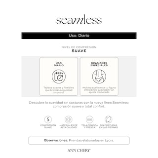 Foto 8 | Foto 8 | Faja tipo Short Ann Chery sin Costuras para Mujer