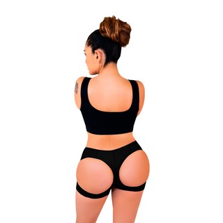 Foto 4 | Foto 4 | Faja short pushup levanta gluteos Negra I Love Shape M1001 T M