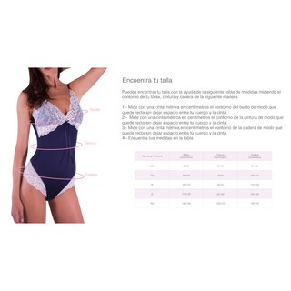 Foto 4 | Foto 4 | Body con Encaje I Love Shape Negro para Mujer