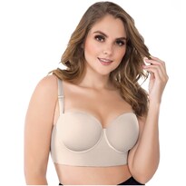 Uplady 8034 Brasieres Fajas Colombianas Sosten Colombianos Control Rollitos Modernos Strapless Push Up