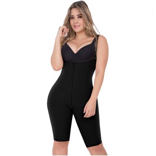 Foto 1 | Foto 1 | Uplady 6172 Faja Colombiana Body Con Busto Abierto Con Control Abdominal Hasta La Rodilla