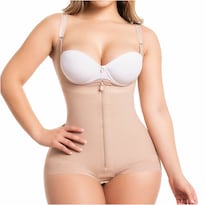 Salome 0413 Fajas Colombianas Levanta Cola Control Abdomen Uso Diario Color Beige