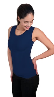 Foto 1 | Foto 1 | Camiseta Faja Modeladora para Dama Sin Mangas color Azul I Love Shape