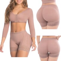 Faja Colombiana Reductora Levanta Pompa Short Panty Alta Compresión Original