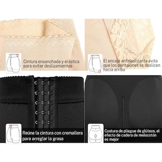 Foto 3 | Foto 3 | Panty Short Faja Mujer Colombiana Postparto Moldeadortalla Xl Eo Safe Imports Esi-21169 Negro