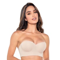 Brasier Strapless Copa Prehormada color Beige