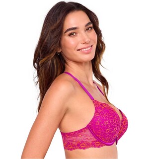 Foto 2 | Foto 2 | Bra Demi Discreción Ilusión 70149 Fucsia Oscuro