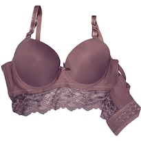 Brasier Rose Girl Reforzado 6 Ganchos color Púrpura