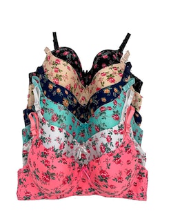 Foto 3 | Foto 3 | Paquete Con 6 Brasier Tatys Fashion Copa Dd, Pack Con 6 Colores Diferentes