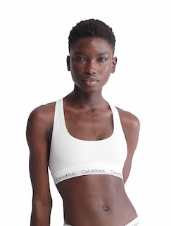 Foto 1 | Foto 1 | Bralette Calvin Klein de Algodón sin Forro Blanco - Venta Internacional