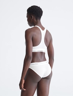 Foto 2 | Foto 2 | Bralette Calvin Klein de Algodón sin Forro Blanco - Venta Internacional