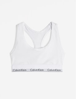 Foto 7 | Foto 7 | Bralette Calvin Klein de Algodón sin Forro Blanco - Venta Internacional