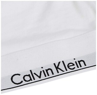 Foto 5 | Foto 5 | Bralette Calvin Klein de Algodón sin Forro Blanco - Venta Internacional
