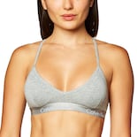Bralette Calvin Klein Motive Gris Jaspeado - Venta Internacional