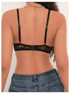 Foto 2 | Foto 2 | Bra Soly Hux Sexy De Encaje Con Aros Para Mujer, Color Negro - Venta Internacional.
