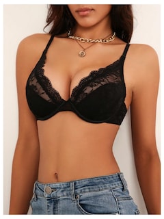 Foto 3 | Foto 3 | Bra Soly Hux Sexy De Encaje Con Aros Para Mujer, Color Negro - Venta Internacional.
