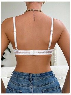 Foto 2 | Foto 2 | Sujetador Soly Hux Para Mujer, Sexy, Encaje Con Aros, Color Blanco - Venta Internacional.