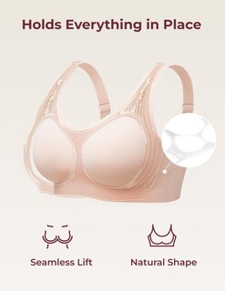 Foto 3 | Foto 3 | Bra Momcozy Seamless Comfort Soft Support Wireless Para Mujer - Venta Internacional.