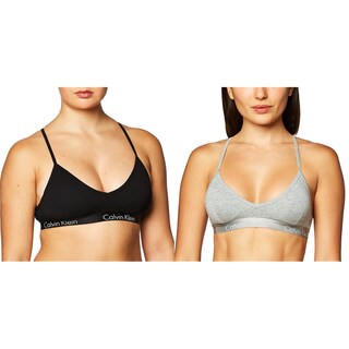 Foto 1 | Foto 1 | Bralette Calvin Klein Motive De Algodón Con Forro Ligero - Venta Internacional.