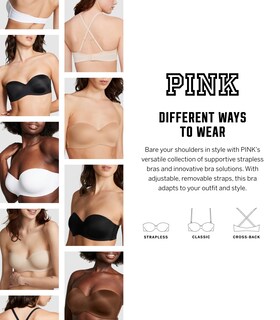 Foto 6 | Foto 6 | Sujetador Sin Tirantes Victoria's Secret Wear Everywhere - Venta Internacional.