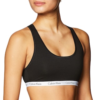 Foto 2 | Foto 2 | Bralette Calvin Klein Para Mujer Con Logotipo En Forma De Carrusel, Talla Pequeña, Color Negro - Venta Internacional.