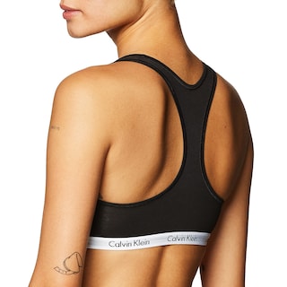 Foto 3 | Foto 3 | Bralette Calvin Klein Para Mujer Con Logotipo En Forma De Carrusel, Talla Pequeña, Color Negro - Venta Internacional.