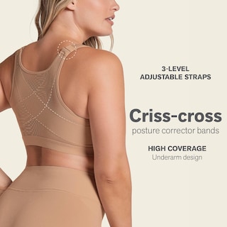 Foto 2 | Foto 2 | Sujetador Corrector De Postura Leonisa 801 Golden Beige 40dd Para Mujer - Venta Internacional.