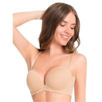 Brasier Ilusión con Push Up Beige para Mujer