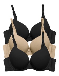 Foto 2 | Foto 2 | Brasier Doble Push Up Tatys Fashion, Aumenta Hasta Dos Tallas, Pack Con 3 Bras
