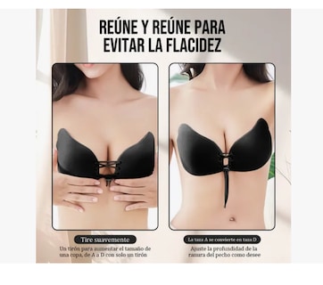 Foto 3 | Foto 3 | Bra Brasier Strapless Push Ups Invisible Sin Tirante 4 Uds