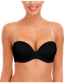 Foto 2 | Foto 2 | Paquete De 3 Brasieres Strapless Tatys Fashion Multicolor Con Tirantes Transparentes