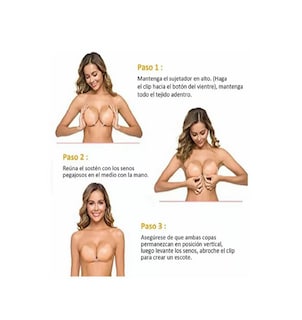 Foto 4 | Foto 4 | Brasier Strapless Push Up Invisible Sosten Levanta Busto Talla B