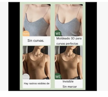 Foto 4 | Foto 4 | Brasier Strapless Push Up Invisible Silicon Adherible 3pc