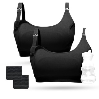 Foto 1 | Foto 1 | Sujetador Momcozy Pumping Bra, Manos Libres, 2 Unidades, Algodón - Venta Internacional.
